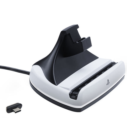 Powera plug and play game console charging station for PSPW0358-01, electronic device with multiple USB ports and LED indicators.