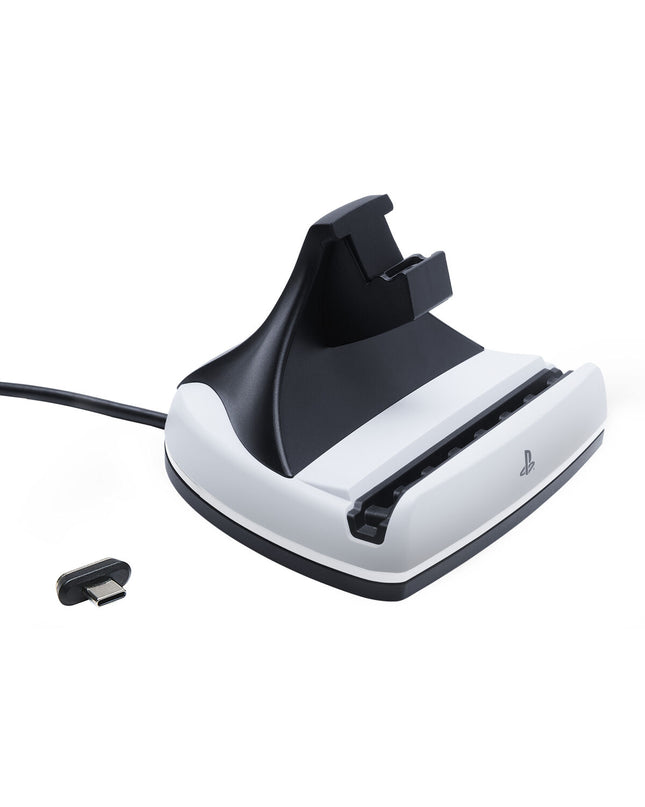 Powera plug and play game console charging station for PSPW0358-01, electronic device with multiple USB ports and LED indicators.