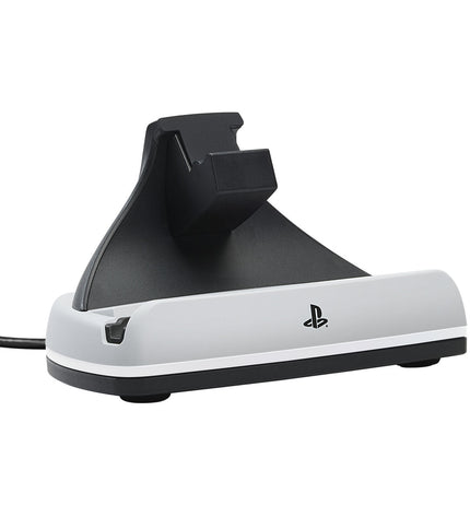 Powera plug and play gaming console charging station with multiple ports for PSPW0358-01 model, compact and easy to use.