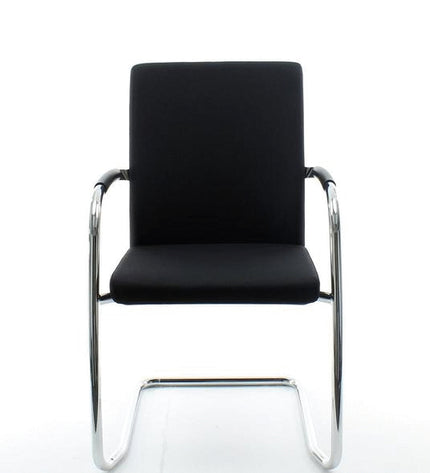 Workliving Vergaderstoel X1 - Comfort Slede Zwart