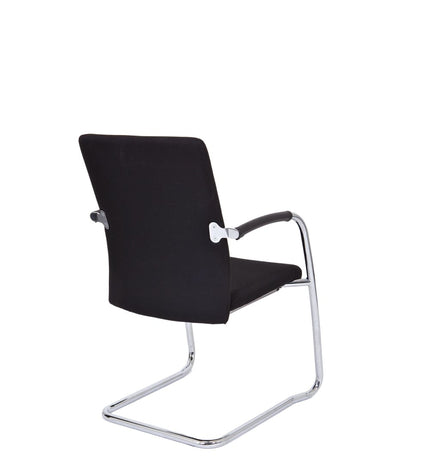 Workliving Vergaderstoel X1 - Comfort Slede Zwart