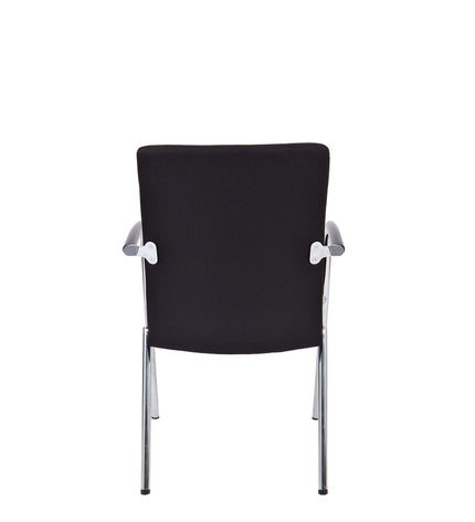 Workliving Vergaderstoel X1 - Comfort Vierpoot Zwart