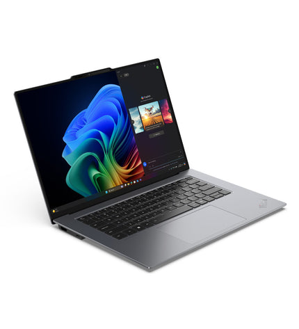Lenovo 15.3-inch laptop with Intel Core Ultra 7 258V, 1TB SSD, Qwerty Spanish keyboard, sleek design.