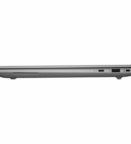 HP laptop with 14-inch Qwerty Spanish keyboard, model A3ZP4ET#ABE, shown with keyboard and screen open.