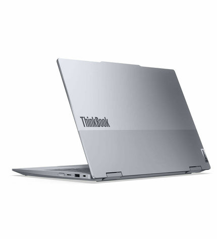 Lenovo 14-inch laptop with 16GB RAM, 512GB SSD, Qwerty Spanish keyboard, open view showing screen and keyboard layout