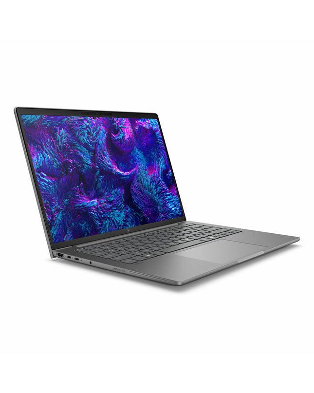 HP Laptop A3ZR7ET#ABE with sleek design and keyboard, showcasing the device’s screen and modern build for efficient computing.