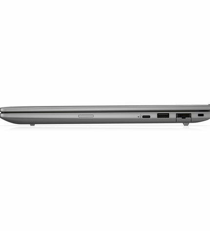 HP laptop A3ZR7ET#ABE with calculator function, sleek design, and keyboard visible in the image.