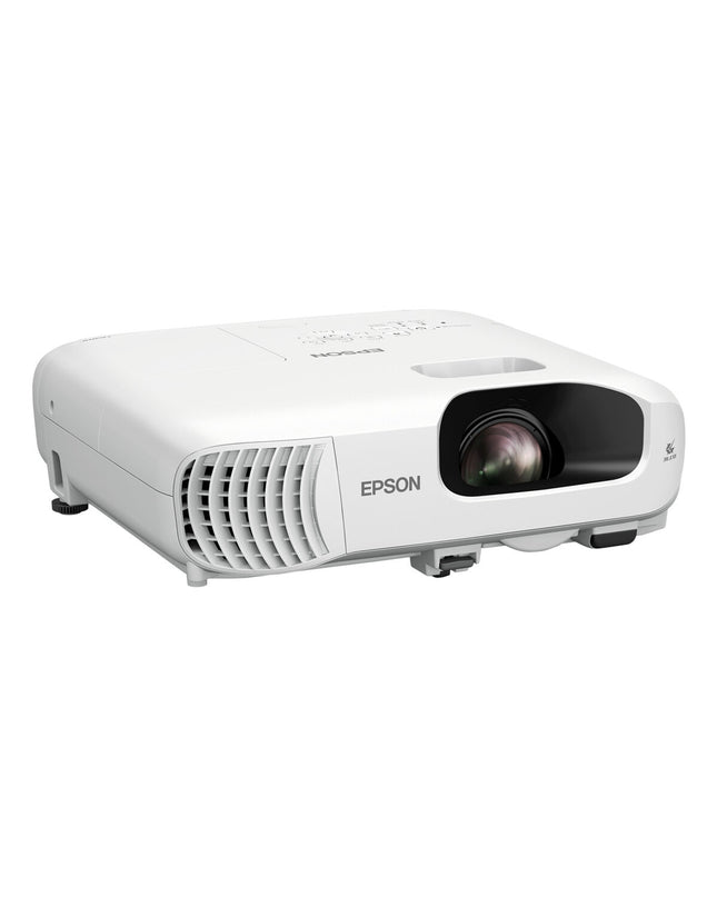 Epson V11HB62040 Full HD projector displaying bright, clear images with 3700 lumens, ideal for home theater and entertainment setups.