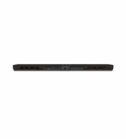 MSI 16-inch gaming laptop with 32GB RAM, 1TB SSD, and RTX 5080 graphics, showing the sleek laptop open on a desk.