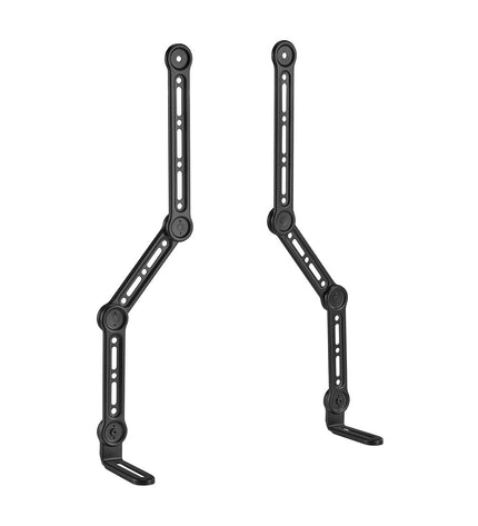 Aisens SPK04U-377 black adjustable speaker stand for electronic audio and hi-fi equipment with sturdy construction