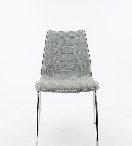 Workliving Verona Eetkamerstoel / Vergaderstoel - Wolvilt Fenice 511 lichtbruin - frame zwart