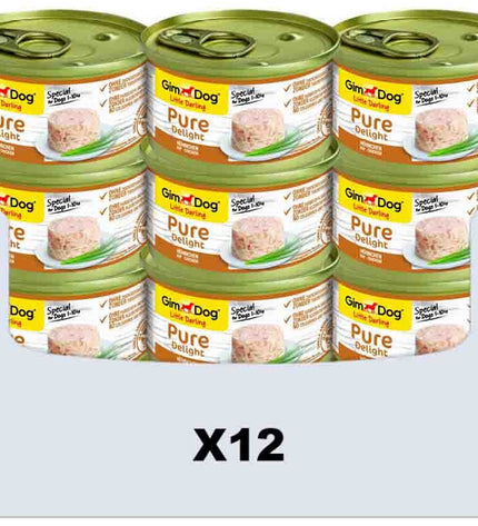 GIMDOG LITTLE DARLING PURE DELIGHT CHICKEN 12x85 g