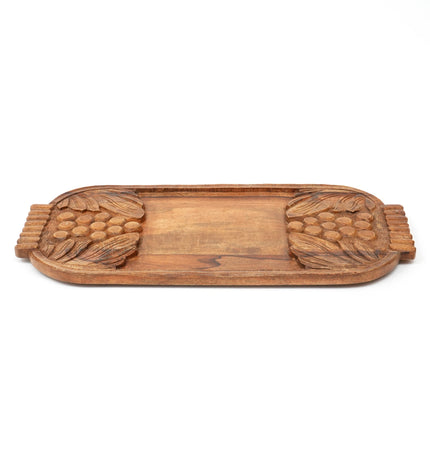 Tablon de queso tallado a mano de madera de uva - Tabla de servicio de charcutería artesanal - Decoración de madera rústica