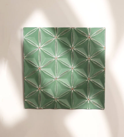 Diamond Geometric 3D Wall Panel - Modern Decorative Accent | Easy Mount Home Decor Art