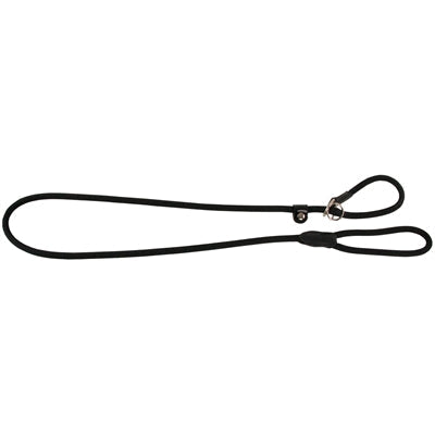 HUNTER Freestyle retriever lead with stopper, black, 170 x 0.8 cm