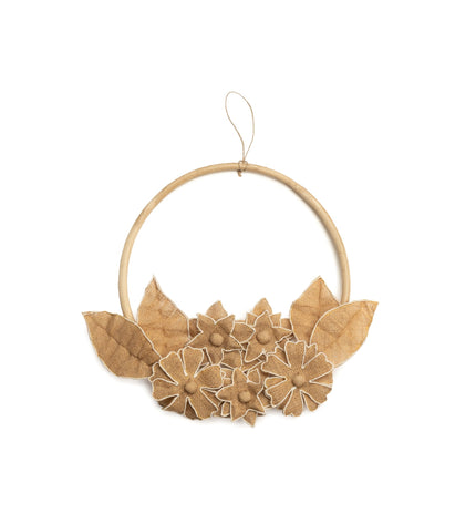 Flower hoop Lux, wall hanger Ø30