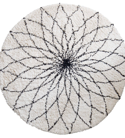 Flower power, rug, Ø110 cm