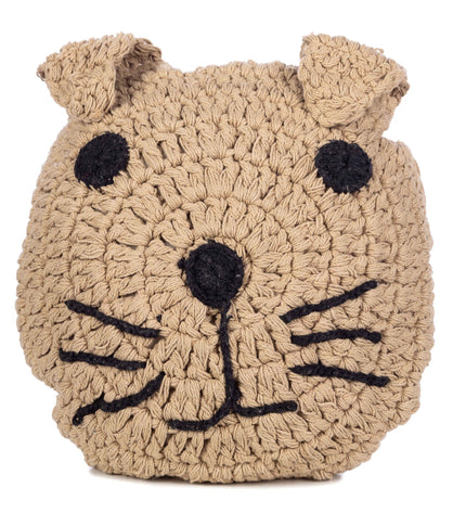 Kidsdepot cushion Cat - taupe