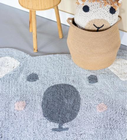 Cleo, koala grey rug 125x100 cm