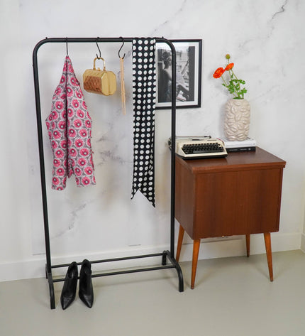 Clothes rack - Metal - Black - 80 x 40 x 150 cm