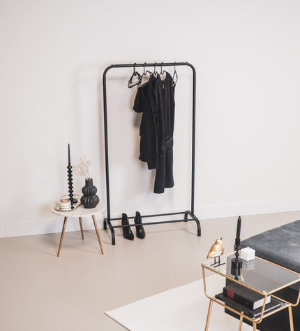 Clothes rack - Metal - Black - 80 x 40 x 150 cm
