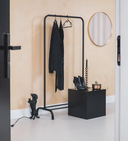 Clothes rack - Metal - Black - 80 x 40 x 150 cm