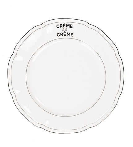 Plate - Crème de la Crème - New Bone China - 26 x 26 x 1.5 cm