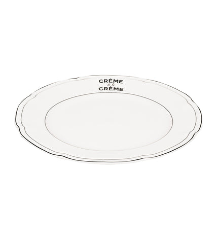 Plate - Crème de la Crème - New Bone China - 26 x 26 x 1.5 cm