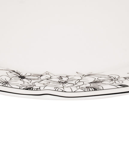 Plate - Les Fleurs - New Bone China - 26 x 26 x 1.5 cm