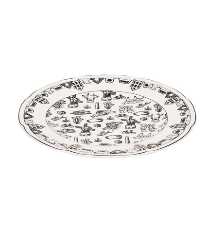 Plate - Dutch Black - New Bone China - 26 x 26 x 1.5 cm