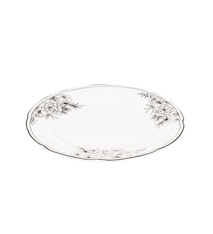 Plate - The Flowers - New Bone China - 19.5 x 19.5 x 1.2 cm