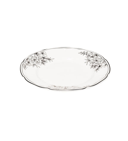 Plate - The Flowers - New bone china - 10 x 15 x 1.5 cm