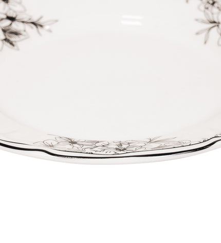 Plate - The Flowers - New bone china - 10 x 15 x 1.5 cm
