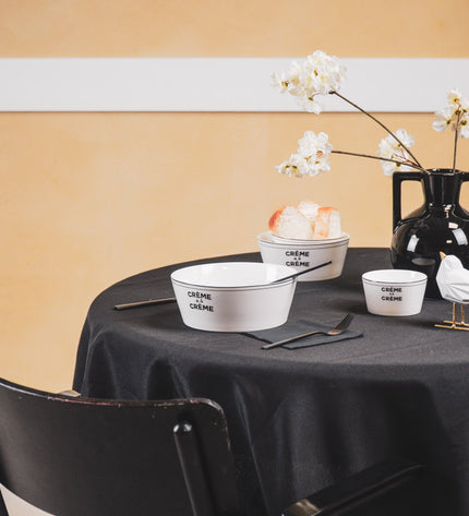 Bowl - Creme de la Creme - New Bone China - 17.5x17.5x6.5 cm