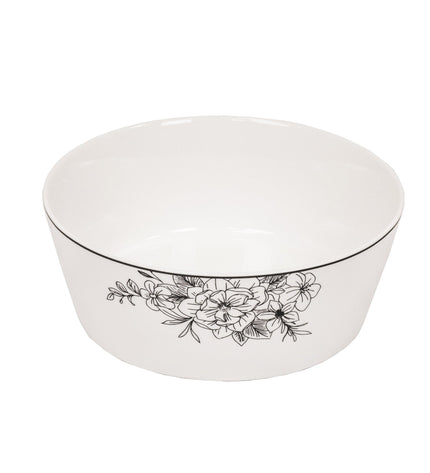 Bowl - New Bone China - The Flowers - 17.5 x 17.5 x 6.5 cm