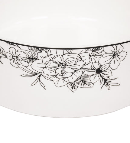Bowl - New Bone China - The Flowers - 17.5 x 17.5 x 6.5 cm