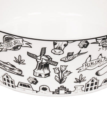 Bowl - Dutch Black - New Bone China - 17.5 x 17.5 x 6.5 cm