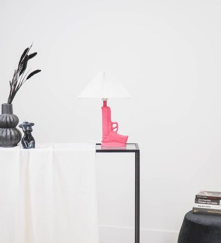 Lampshade - Pleated - Polyester - White - 6x29,5x18cm