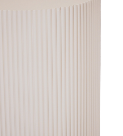 Side Table - Cylindrical - MDF - Sand - 39 x 45 cm