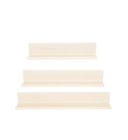 Wall Shelf - Metal - Beige - Set of 3 - 40/50/60cm