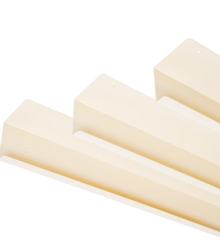 Wall Shelf - Metal - Beige - Set of 3 - 40/50/60cm