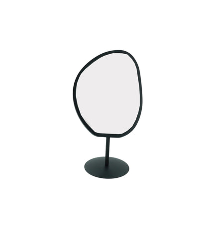 Mirror - Organic - Metal - Black - 16.5x12x31.5 cm
