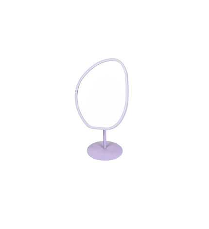 Mirror - Organic - Metal - Lilac - 16.5 x 12 x 31.5 cm
