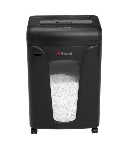 Rexel REM820 paper shredder for office use, 21-liter capacity, electronic office supplies and stationery shredder machine