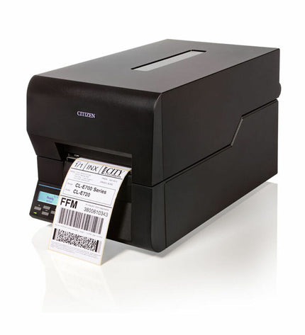 Citizen ticket printer model 1000852 showing paper feed and control panel, designed for office and electronic printing needs.