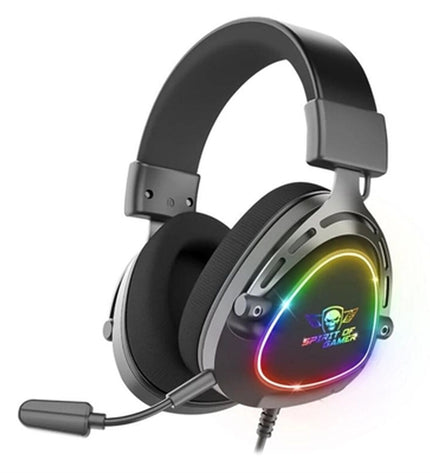 Spirit of Gamer Elite H-40 gaming headset with microphone, electronic plug-and-play design for consoles.