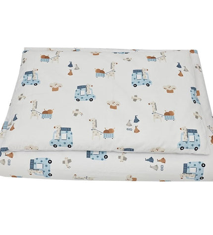 Printed cotton bedding - 2-piece 120x90 cm GIRAFFE
