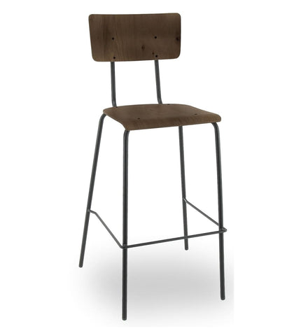 Workliving hoge barkruk Bo vintage hout