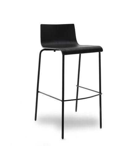 Workliving Bar Stool Pure Oak Black