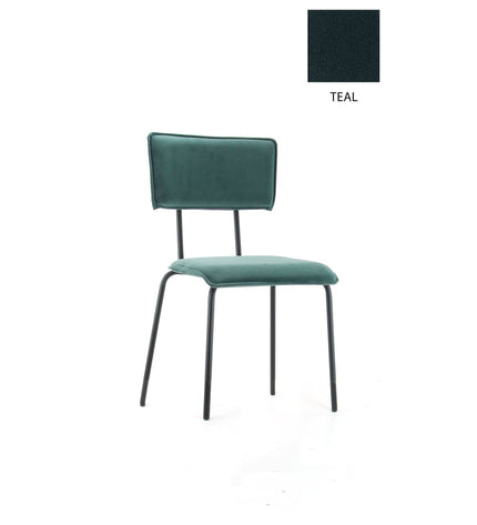 Workliving Dining Chair Bo - Velvet Earth Teal